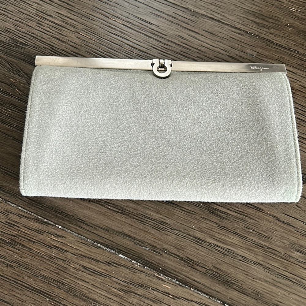 Salvatore Ferragamo Felt Long Wallet